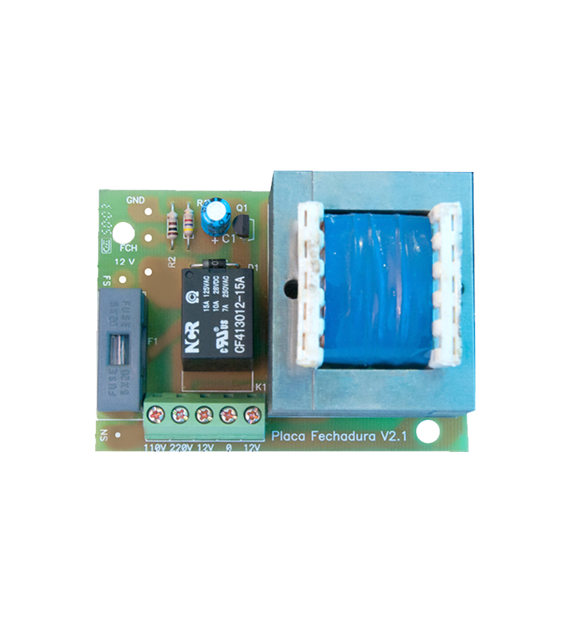 PLACA FECHADURA